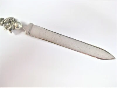 Antique Letter Opener Silver 925 With Putto, 92,9 G - Image 1 of 4