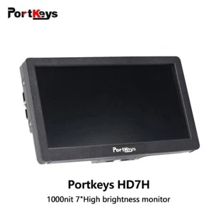 Portkeys HD7H 7 Inch Camera Field Video Monitor High Brightness 1000nits HDMI - Picture 1 of 10