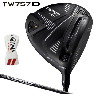 HONMA TW757 TYPE-D Driver 9deg RH VIZARD MP6 graphite Flex Stiff New HC - Image 1 of 4