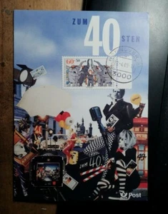 Post - Zum 40sten - 1989 - Elefantengruppe / Karte - Picture 1 of 2