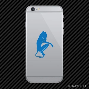 (2x) Kneeling Sexy Devil Cell Phone Sticker Mobile many colors - Picture 1 of 19