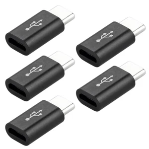 5 x Phone Adapter Micro USB To USB C Adapter MicroUSB ....... Economy Delivery - Picture 1 of 1