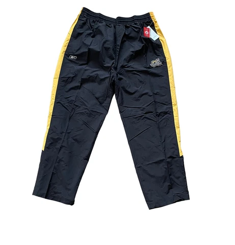 NWT HAMILTON TIGER-CATS MENS 4XL CANADIAN FOOTBALL LEAGUE CFL REEBOK WIND PANTS Cover