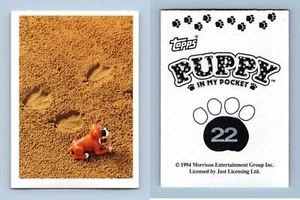 Puppy In My Pocket #22 Topps 1994 Sticker - Picture 1 of 1