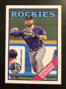 Brendan Rodgers 2023 Topps Retro 1988 #T88-40 Rockies - Picture 1 of 2