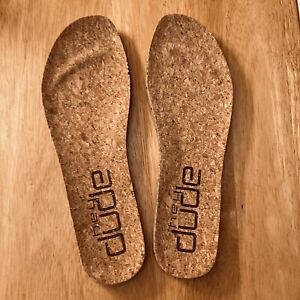 Hey Dude Men's US 10 Cork Insoles NEW Wally Men Size Replacement Inserts EU 43
