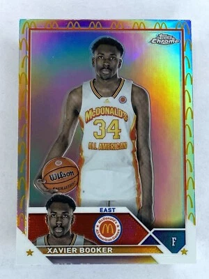 2023 Topps Chrome McDonald's Xavier Booker Logo Border Refractor #49 SSP - Image 1 of 2
