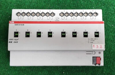 ABB SA/S8.16.5S Schaltaktor, 8fach, 16 AX, C-Last 16A Stromerkennung EIB KNX - Bild 1 von 2