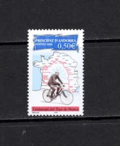 S2936   Andorra (Fr.)  2003   cycling   Tour de France,   maps   1v.   MNH - Picture 1 of 1