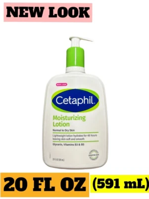 Cetaphil Moisturizing Lotion 20 Fl oz, Normal To Dry Skin W/ AVOCADO OIL - Image 1 of 4