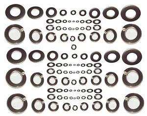 Kawasaki KH250 - A2 Stainless Washer Pack (x100) - Picture 1 of 1