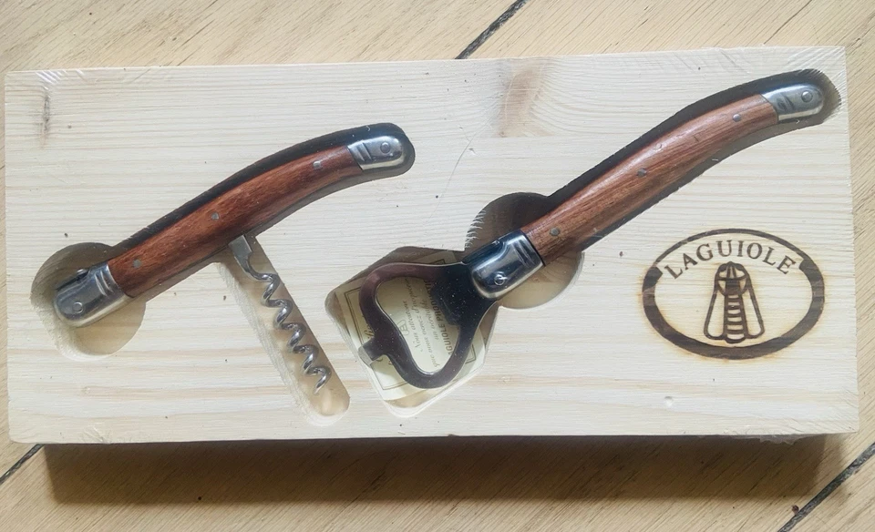 Jean Duboat Laguiole 开瓶器和开瓶器 正品证书 全新 — 第 1/1 张图片