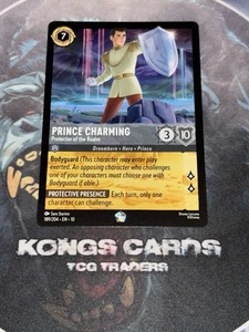189/204 Prince Charming Protector of the Realm LEGENDARY NO FOIL  Disney Lorcana - Foto 1 di 1