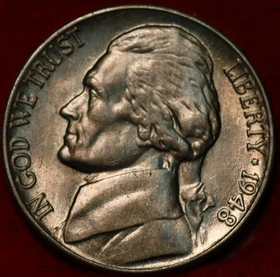 Uncirculated 1948-D Denver Mint Jefferson Nickel Not Silver - Image 1 of 2