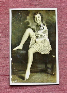 FRANCIS O’CONNOR SIN BRAZOS CIRCO FREAK ESPECTÁCULO LATERAL INTÉRPRETE AUTÓGRAFO RPPC - Imagen 1 de 2