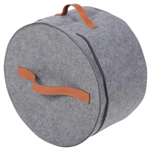 Estuche porta sombreros redondo caja de almacenamiento portátil organizador de sombreros para hombres mujeres - Imagen 1 de 12