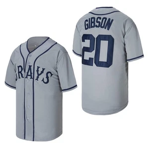 Camiseta de béisbol para hombre #20 Josh Gibson Homestead gris camiseta de béisbol cosida... - Imagen 1 de 3