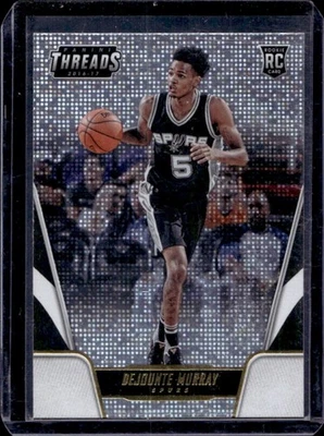 2016-17 Panini Threads Dejounte Murray RC Century Proof Dazzle Rookie #194 Spurs - Image 1 of 2