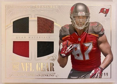 2014 National Treasures - Nfl Gear Austin Seferian-Jenkins #RGD-AS /99 (MEM, RC) - Image 1 of 2