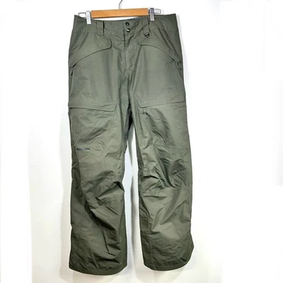 Patagonia Snowshot H2no Vented Snowboard Ski Snow Pants Mens Size M Green - Image 1 of 4