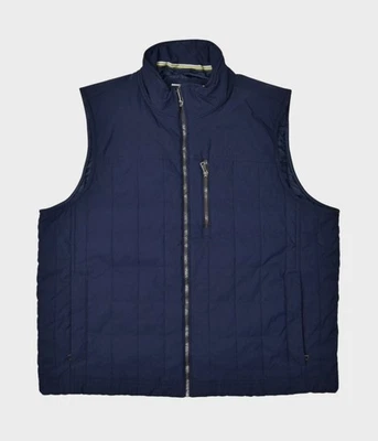 Chaqueta Orvis Para Hombres XL Azul Marino Chaleco Acolchado Aislado Cremallera Completa Exterior Senderismo Foto 1 de 4