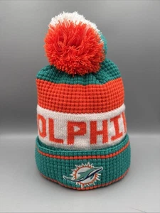 Miami Dolphins New Era NFL Knit Beanie One Size Preowned Great Condition - Picture 1 of 7