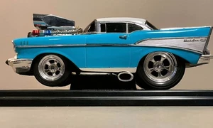 1957 Chevy Bel Air Die Cast On Stand - Picture 1 of 6