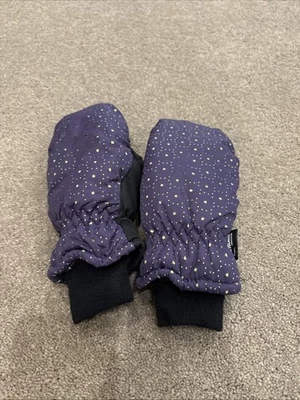 Guantes Thinsulate moteados púrpura impermeables sistema operativo Foto 1 de 3