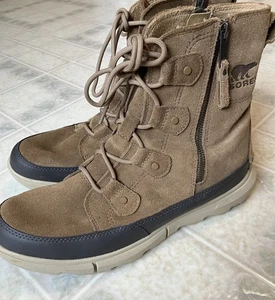 Sorel Stivaletto Uomo Explorer Doppia Zip Impermeabile Delta/Jet Taglia 10 - Foto 1 di 7