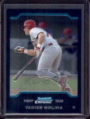 YADIER MOLINA 2004 Bowman cromo 1er #301 novato radiocontrol Cardenales de San Luis Foto 1 de 2
