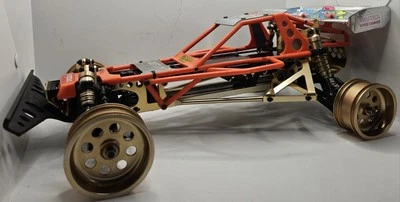 Kyosho Javelin 4WD RC Buggy - Original 1988 Roller Chassis Gold Special Edition - Image 1 of 4