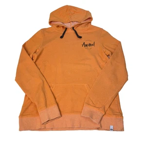 Animal SURFSIDE Women's Pale Orange Cotton Rich Hoodie UK 10 EUR 38 - Picture 1 of 10
