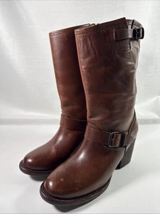 Mark Nason Los Angeles Yuma-Prim Boots Size 7.5 #69368 Brown RDBR Leather - Picture 1 of 19