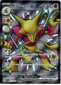 Alakazam ex - Shiny Ultra Rare - SV: Paldean Fates - 215/091 - NM - Holo - Picture 1 of 2