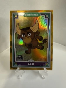 2025 Topps Chrome VeeFriends - O.G. OX First Chrome Gold /50 🔥 - Picture 1 of 2