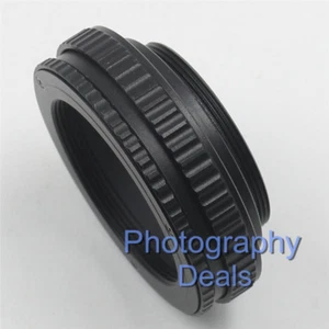 M42 to M42 12-17mm Adjustable Focusing Helicoid Adapter Macro Tube 12mm-17mm - Picture 1 of 10
