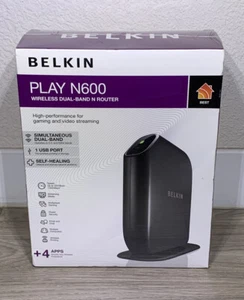 Belkin N600 Wireless Duel-Band + Router, Brand New, for Gaming - Picture 1 of 4