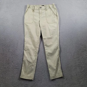White House Black Market Pants Womens 6 Beige Everyday Soft Slim Ankle Stretch - Picture 1 of 13
