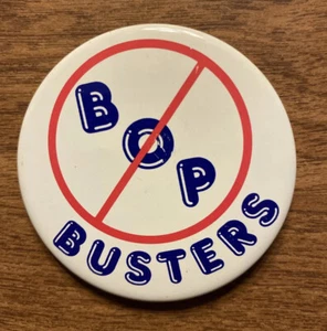 "Pin de botón vintage BOP Busters 2,25"" A5" - Imagen 1 de 7