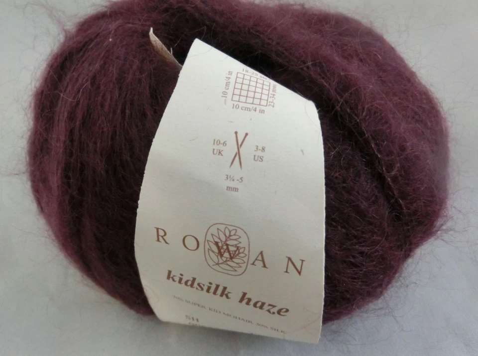 (558 €/ kg): 25 g Rowan KIDSILK HAZE, Farbe Sh 641 Beere Lot 6868   #5838 - Bild 1 von 1
