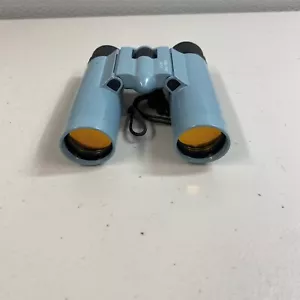 Rare Vintage Boots Company 10x25 mm Binoculars pocket size blue orange lens@D - Picture 1 of 21