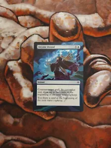 Magic the Gathering Arcane Denial Hand Painted Unique Custom MTG Alter - Picture 1 of 1