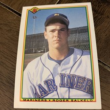 1990 Bowman - Collector's Edition (Tiffany) #465 Roger Salkeld (RC)