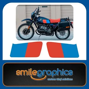BMW R80 GS 1981-1987 - Tankaufkleber Aufkleber Grafik blau rot - Bild 1 von 1