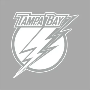 Tampa Bay Lightning #7 NHL Team Logo 1 Farbe Vinyl Aufkleber Sticker Auto Fenster Wand - Bild 1 von 7