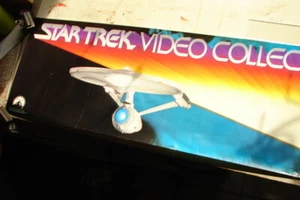 Póster promocional de Star Trek Video Collection 1991 Enterprise 1701 películas años 90 321 - Imagen 1 de 10