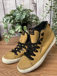 Adidas Honey Hook High Tops In Sand Brown - Picture 1 of 8