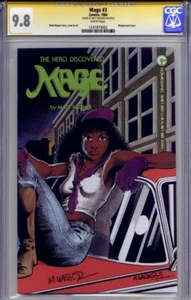 MAGE #3 CGC 9.8 SS MATT WAGNER (El Héroe Descubierto) 1ª Edición - Imagen 1 de 1