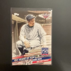 2019 Topps Opening Day #YOF-5 Babe Ruth   New York Yankees 150 Years of Fun