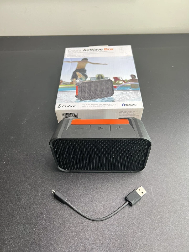 Altavoz Bluetooth Impermeable Cobra Electronics CWA AirWave Box BT310 Foto 1 de 4
